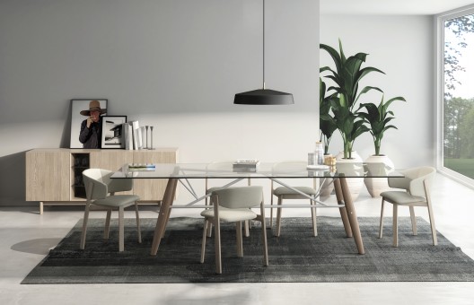Shown in white oak 404, steel 627, Fabric PL 010 Shown in white oak 404, steel 627, Fabric PL 010
