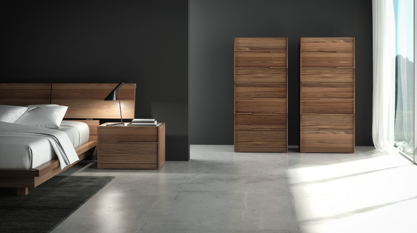Shown in natural light walnut 500 and cream 321 Shown in natural light walnut 500 and cream 321
