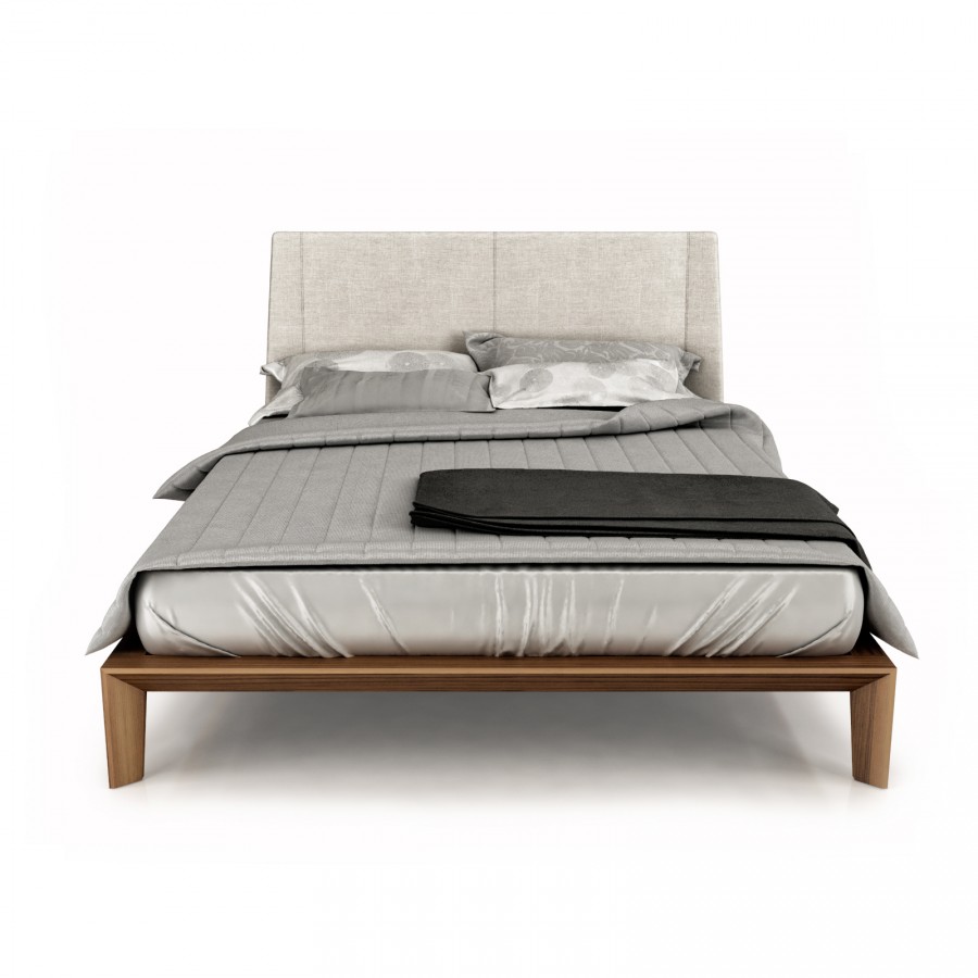 Shown in natural walnut 204 and nubia 061 Queen or King bed