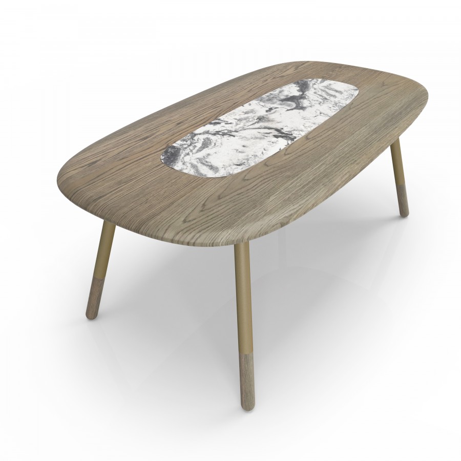78'' Table with natural stone