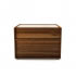 4044  : 2 drawer night table optional lacquered glass top