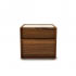 4043 : 2 drawer night table optional lacquered glass top