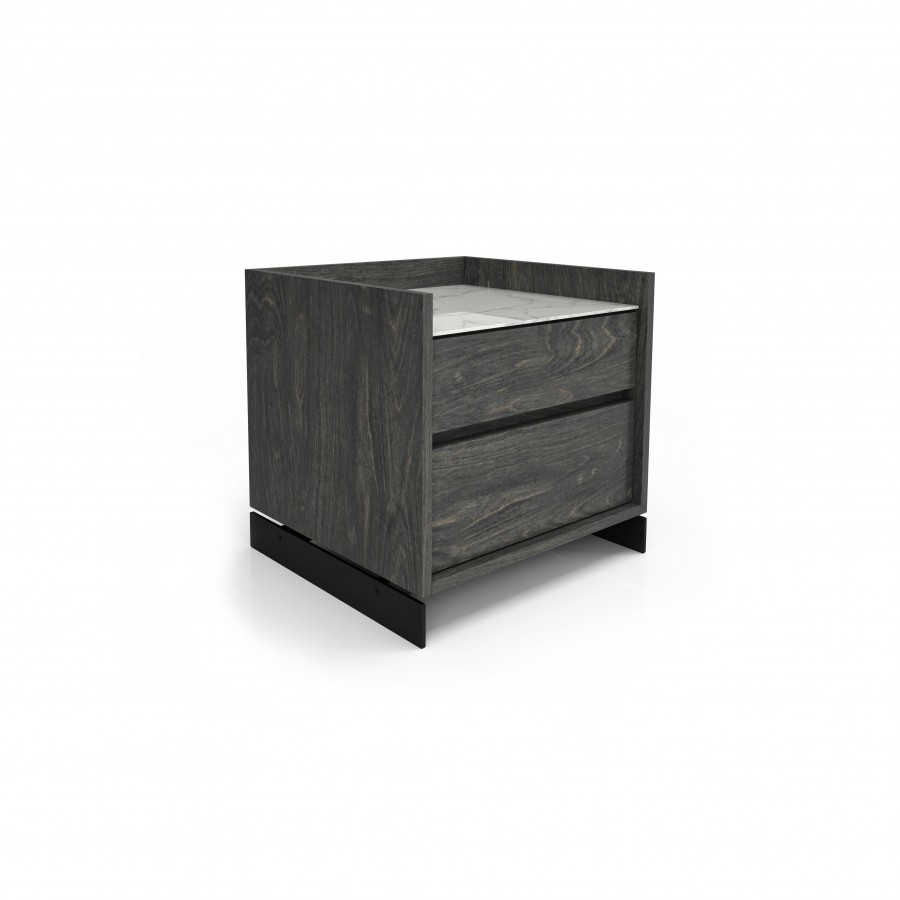 Small 2 drawer nightstand