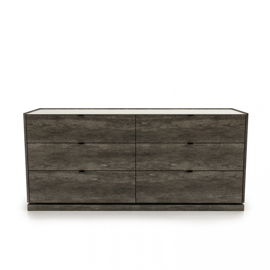 Shown in anthracite 21 6 drawer dresser