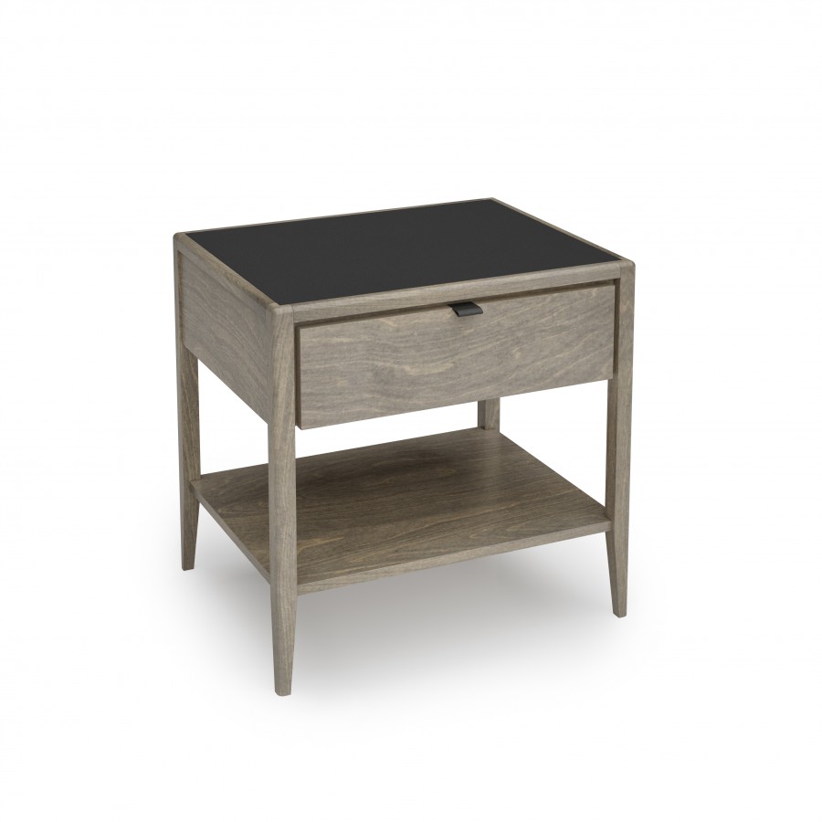 Shown in birch 005 1 drawer nighstand