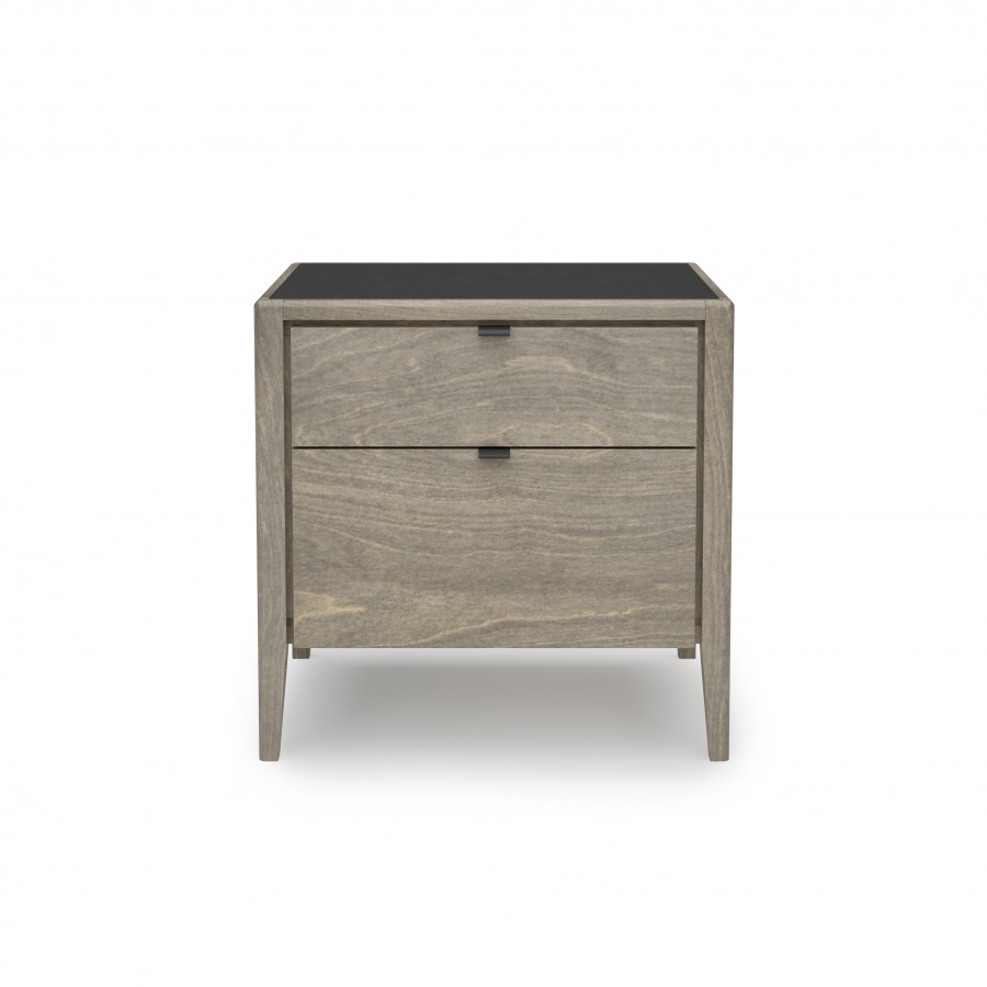 Shown in birch 005 2 drawer nightstand