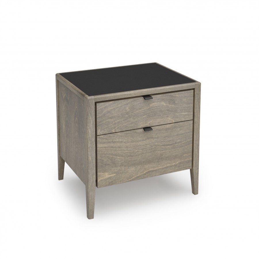 Shown in birch 005 2 drawer nightstand