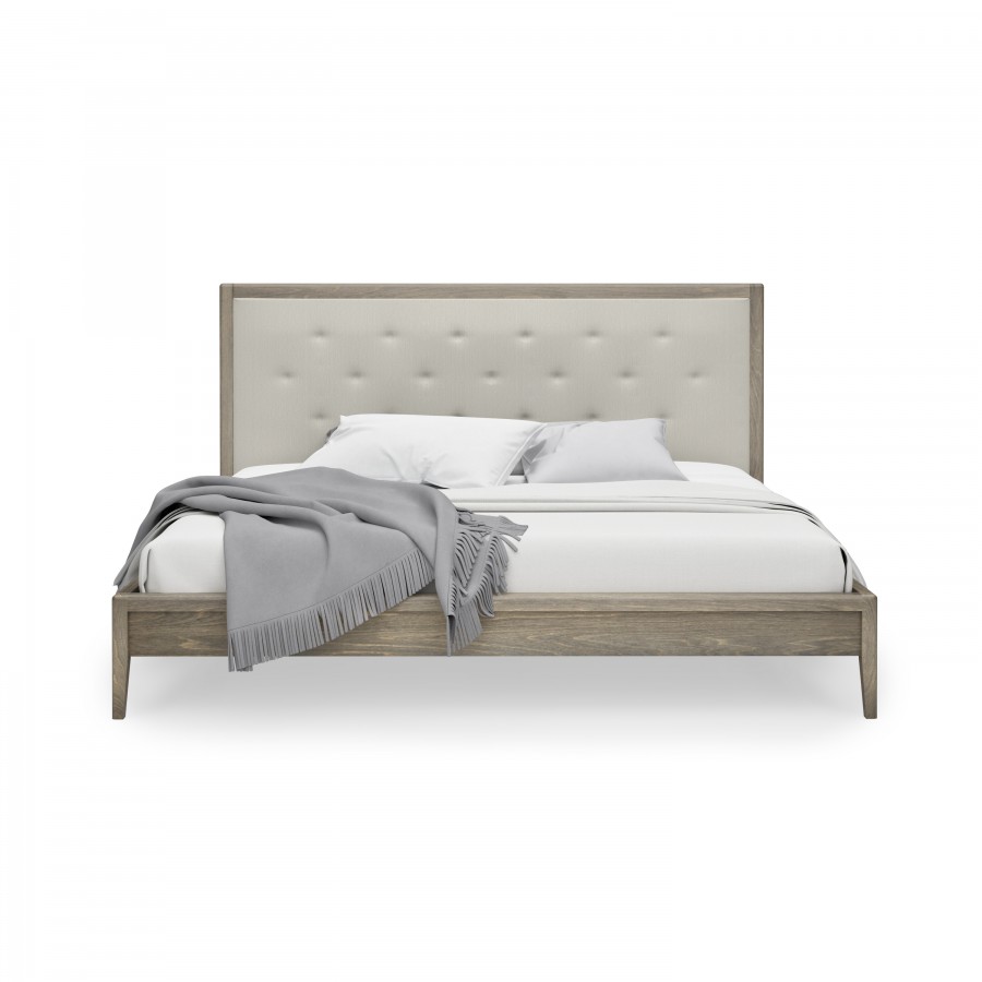 Upholstered bed, queen or king