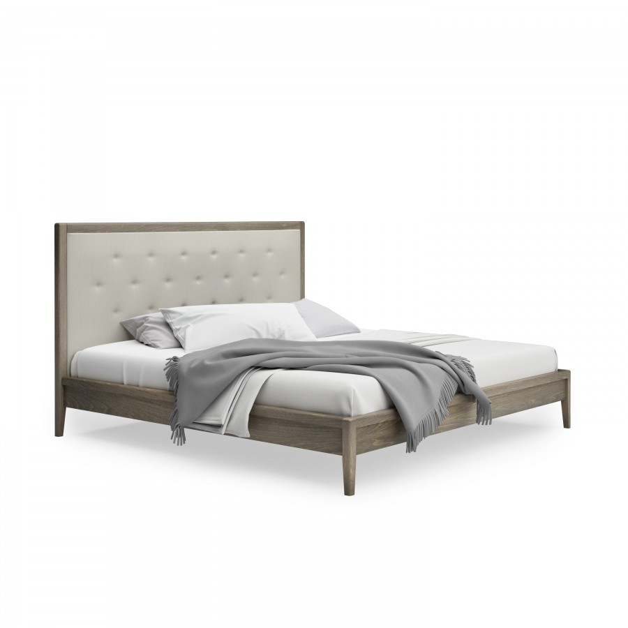 Upholstered bed, queen or king